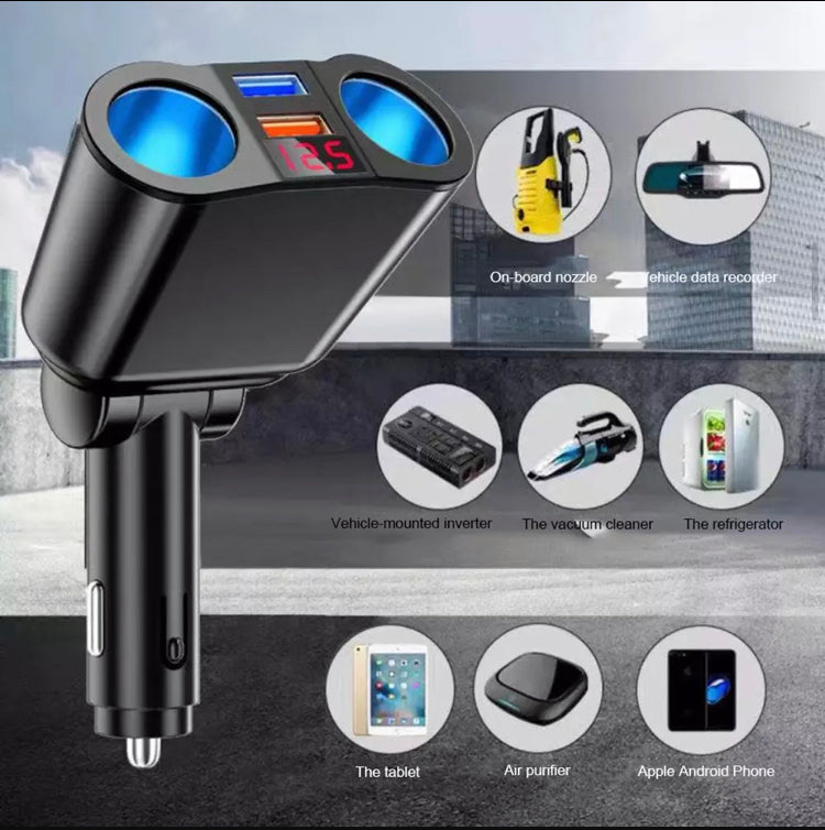 Car Charger Cigarette Lighter Double Power Adapter Socket Splitter B-SPIN PTY LTD