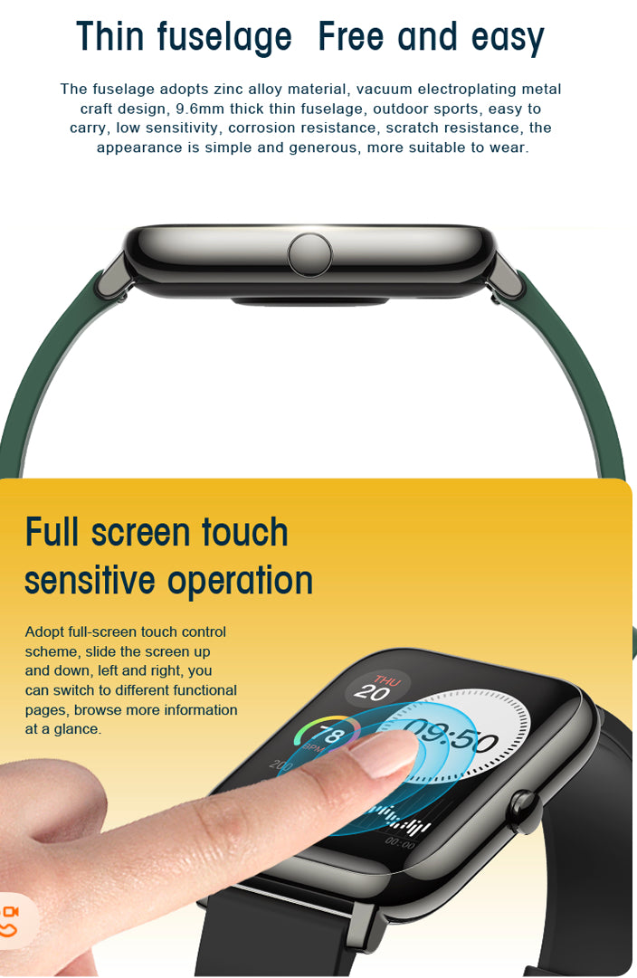 Smart Watch Bluetooth Heart Rate BP Fitness Tracker For iOS Android B-SPIN PTY LTD