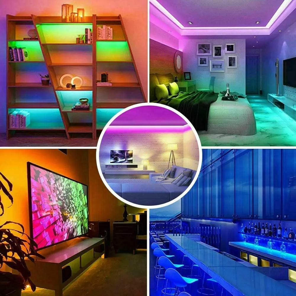 Smart Wifi LED  Strip Lights Waterproof Alexa Echos Google Home B-SPIN PTY LTD