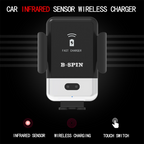 Qi Fast Wireless Charger Car Mount iPhone Holder Automatic B-SPIN PTY LTD