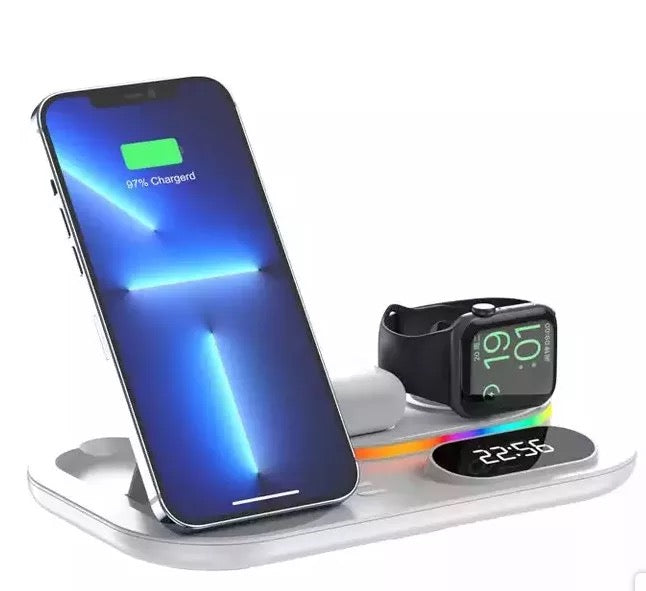 4 in 1 Wireless Fast Charger Dock Charging Station 30W   For iphone 14 13 Samsung B-SPIN PTY LTD