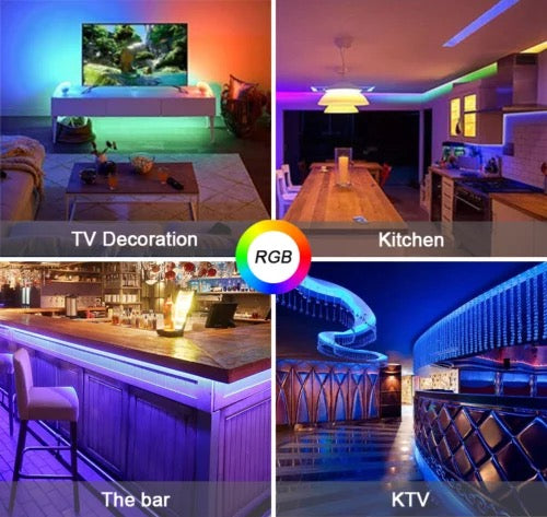 Smart Wifi LED  Strip Lights Waterproof Alexa Echos Google Home B-SPIN PTY LTD