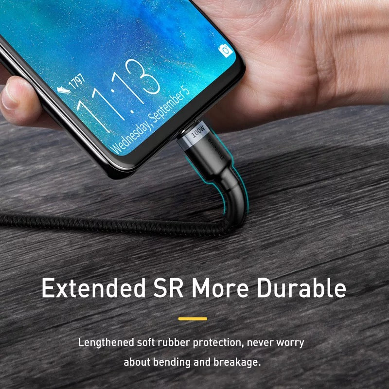 eLough 100W Type C to C Cable Fast Charging Charger Android Samsung B-SPIN PTY LTD