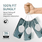MagSafe Shockproof Magnetic Transparent Case Cover For iPhone  Series B-SPIN PTY LTD
