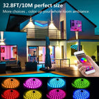 Smart Wifi LED  Strip Lights Waterproof Alexa Echos Google Home B-SPIN PTY LTD