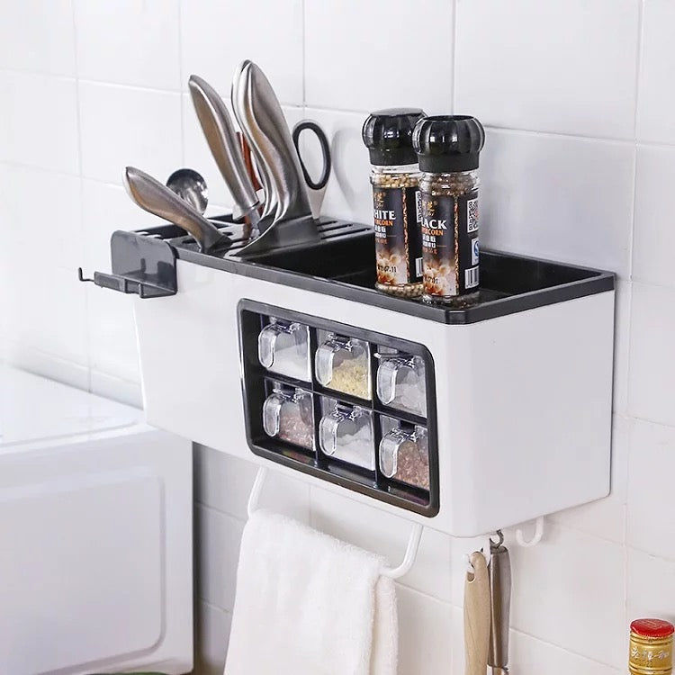 Multifunctional Spice Box Rack Seasoning Bottle Storage Box B-SPIN PTY LTD