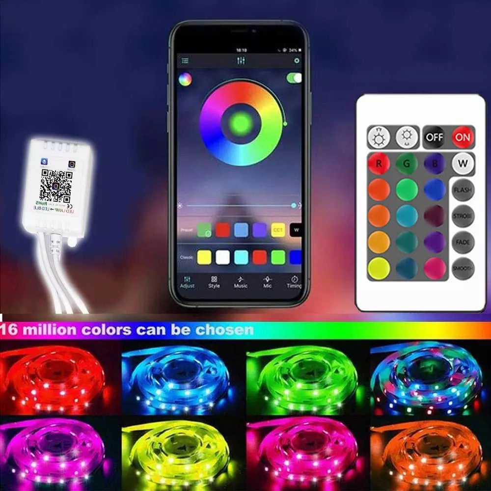 Smart Wifi LED  Strip Lights Waterproof Alexa Echos Google Home B-SPIN PTY LTD