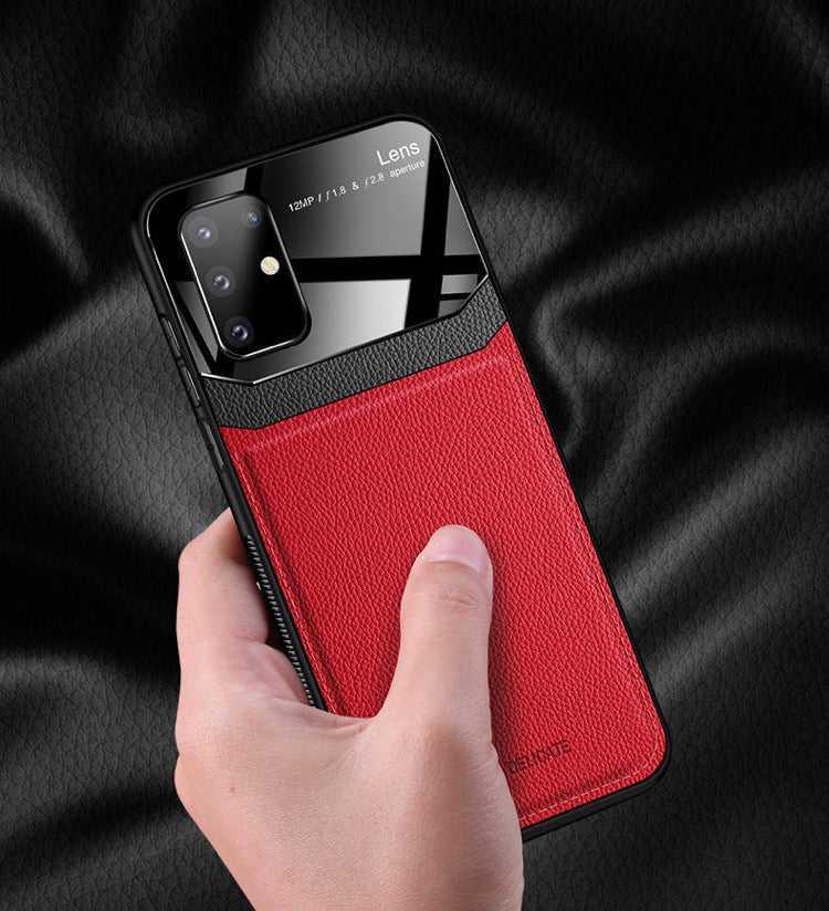 Luxury Protective Hybrid PU Leather Luxury Phone Case Samsung S10 S20 S21 Ultra Plus