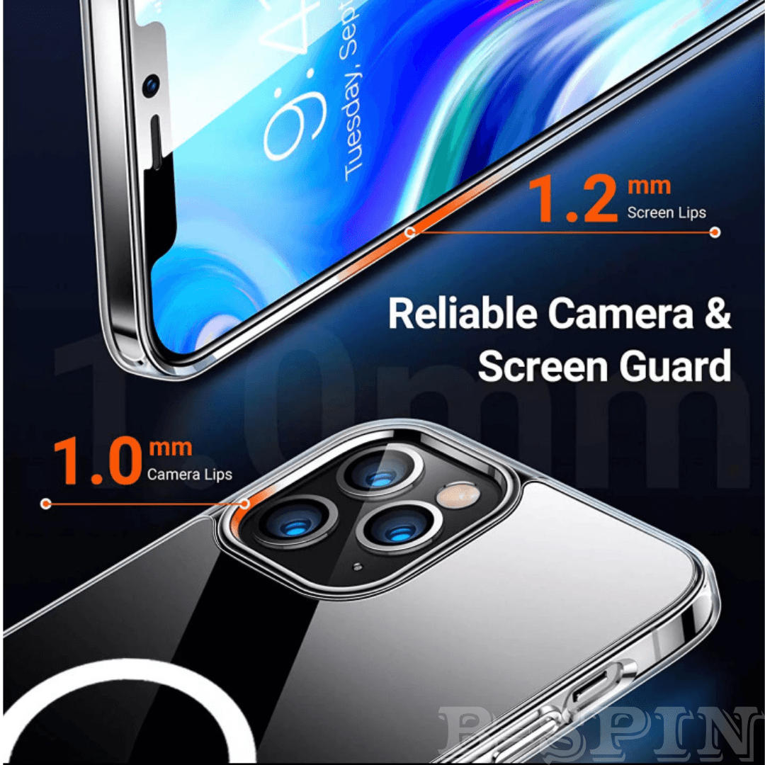 MagSafe Shockproof Magnetic Transparent Case Cover For iPhone  Series B-SPIN PTY LTD