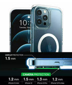MagSafe Shockproof Magnetic Transparent Case Cover For iPhone  Series B-SPIN PTY LTD