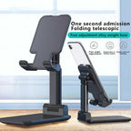 Adjustable Folding Desk Desktop Cell Phone Stand Mount Holder For iPhone & Tablet