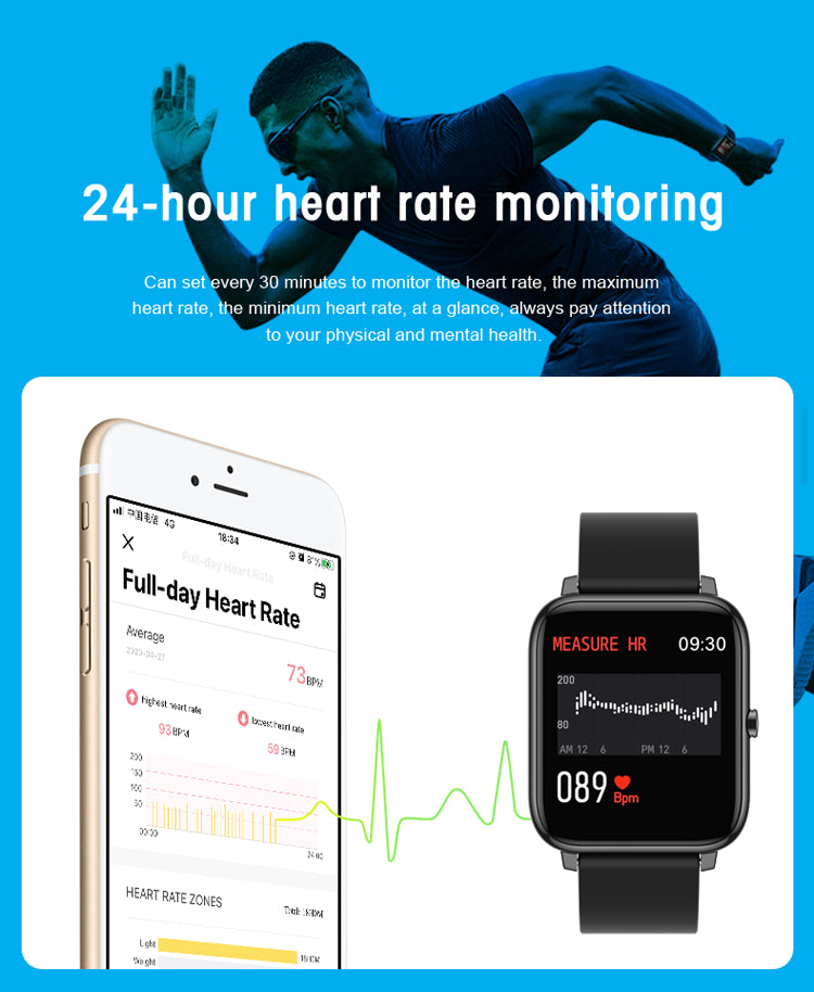 Smart Watch Bluetooth Heart Rate BP Fitness Tracker For iOS Android B-SPIN PTY LTD