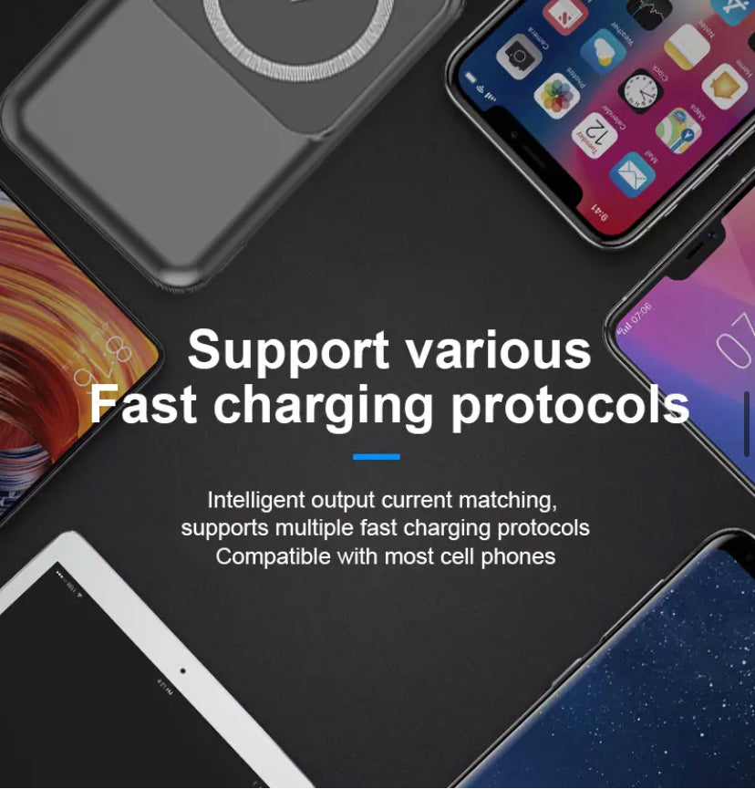 Wireless Power Bank Fast Charger Magnetic  For iPhone Magsafe 14 13 12 pro 10000mAh B-SPIN PTY LTD
