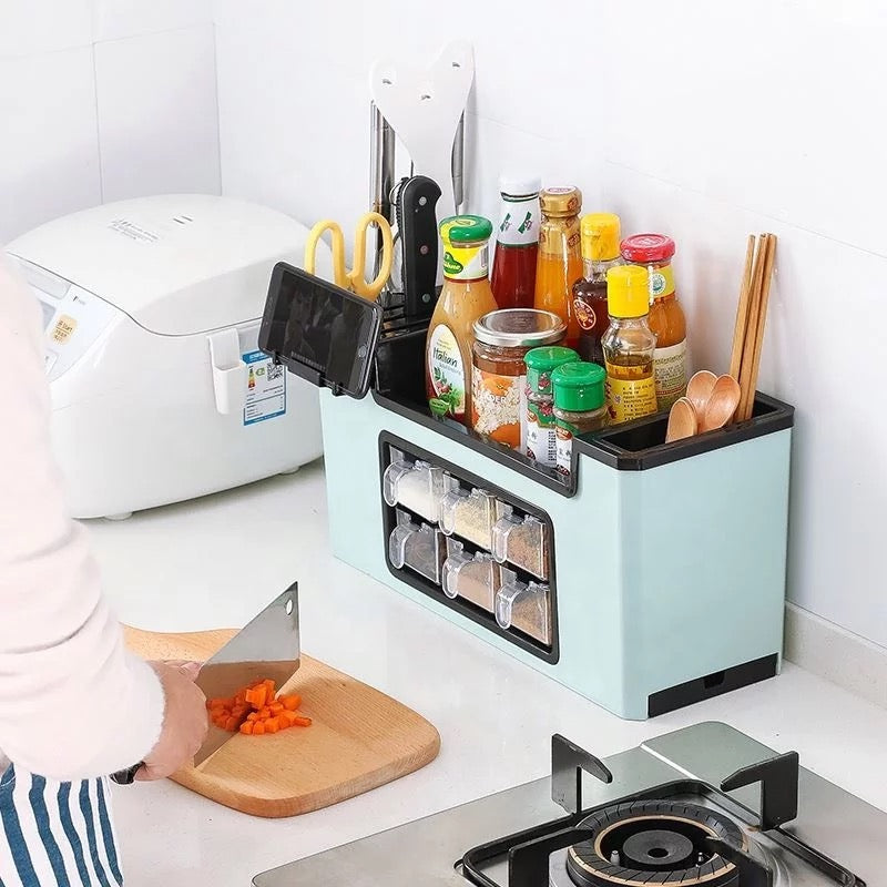 Multifunctional Spice Box Rack Seasoning Bottle Storage Box B-SPIN PTY LTD