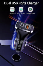 USB Car Charger Socket PD Type C and QC 3.0 Quick Charger B-SPIN PTY LTD
