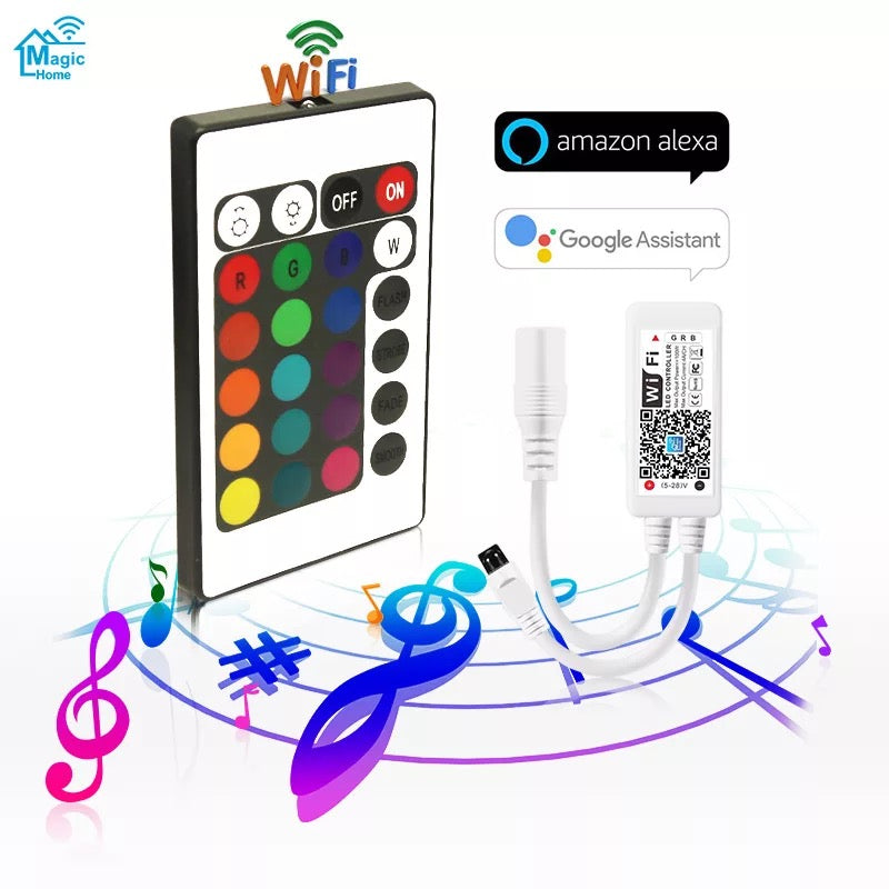 Smart Wifi LED  Strip Lights Waterproof Alexa Echos Google Home B-SPIN PTY LTD