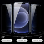 Privacy 9H Tempered Glass Full Screen Protector For iPhone 14 13 12 11 Pro Max XR X B-SPIN PTY LTD
