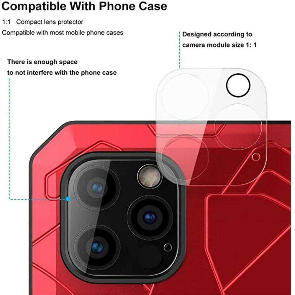 For Iphone 13 Pro Mini Max 11 Pro Max Camera Lens Tempered Glass Protector